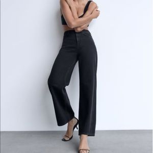Zara Hi-Rise Wide Leg Jeans